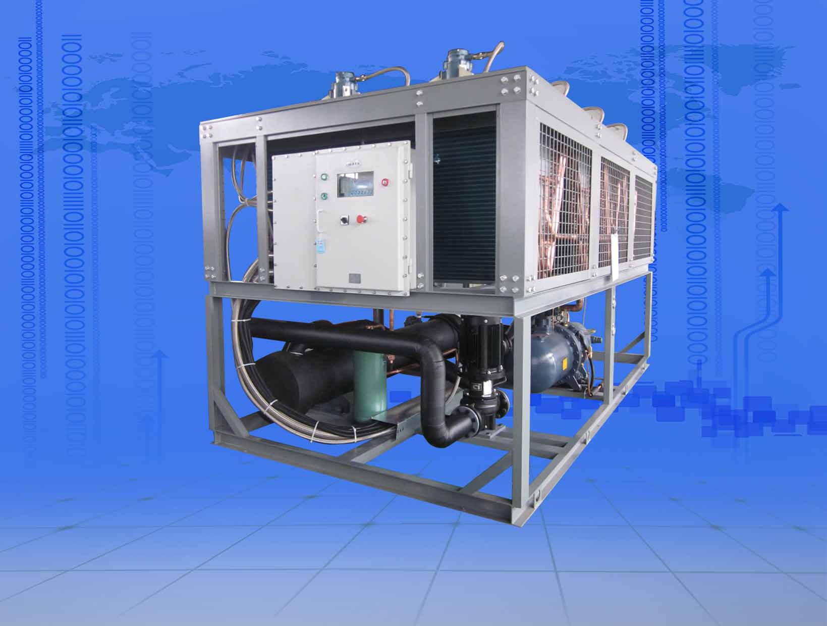 風(fēng)冷式乙二醇低溫制冷機(jī)組